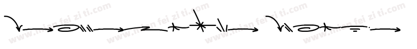 streetlight script字体转换